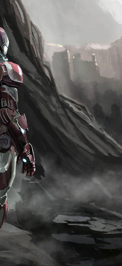 Fond d'écran iPhone Iron Man New Art 2019