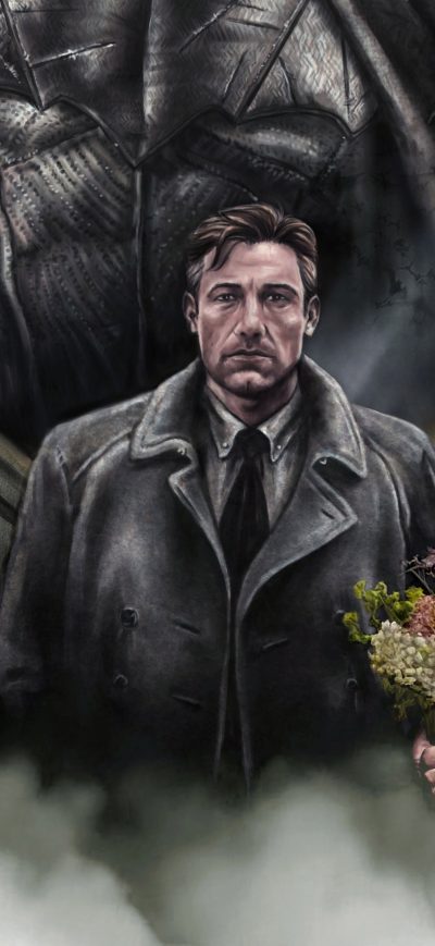 Fond d'écran iPhone Ben Affleck Batman Artwork