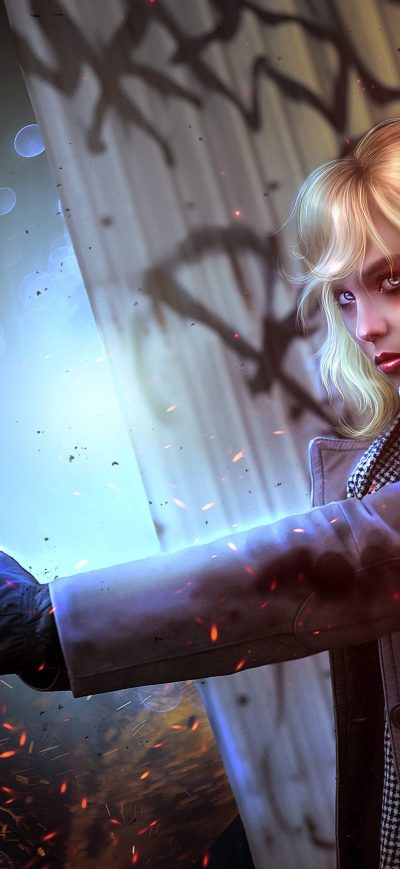 Fond d'écran iPhone Lorraine Broughton Atomic Blonde Fictional Character Artwork