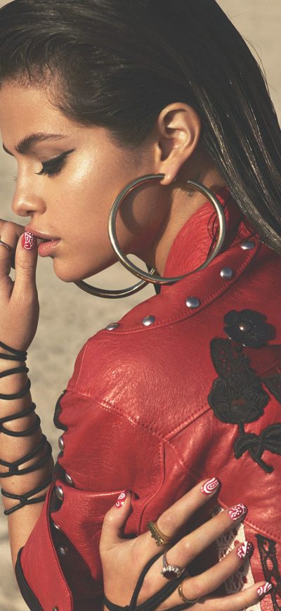 Fond d'écran iPhone Selena Gomez American Vogue 2017