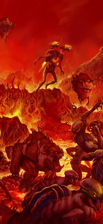 Fond d'écran iPhone Doom Reverse