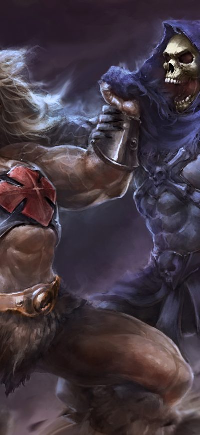 Fond d'écran He Man Vs Skeletor Artwork sur iPhone