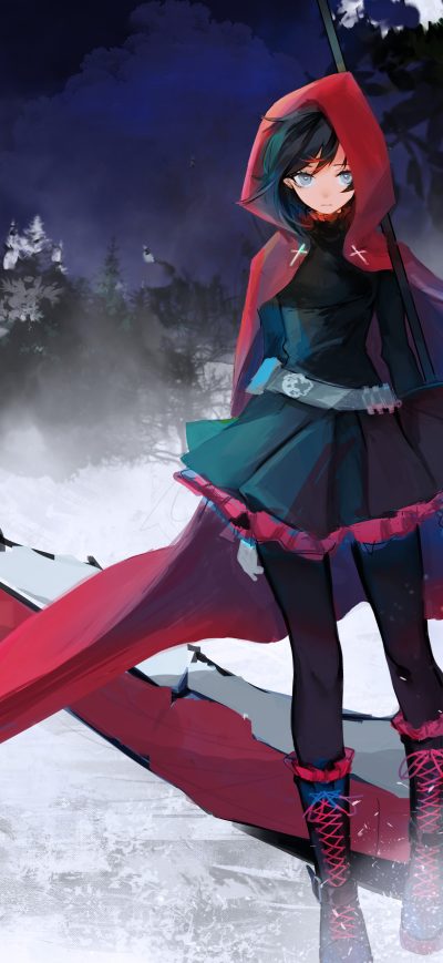 Fond d'écran iPhone Ruby Rose In Rwby 8k