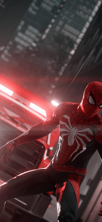 Fond d'écran iPhone Ps4 Spiderman 2018 4k