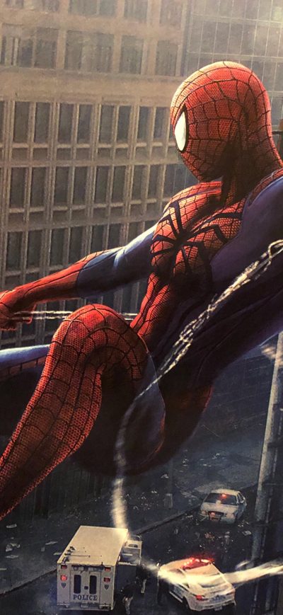 Fond d'écran iPhone Spiderman Spider Web 4k