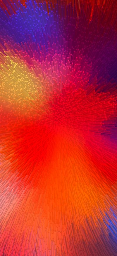 Fond d'écran iPhone Circle Colorful Wave Abstract 5k