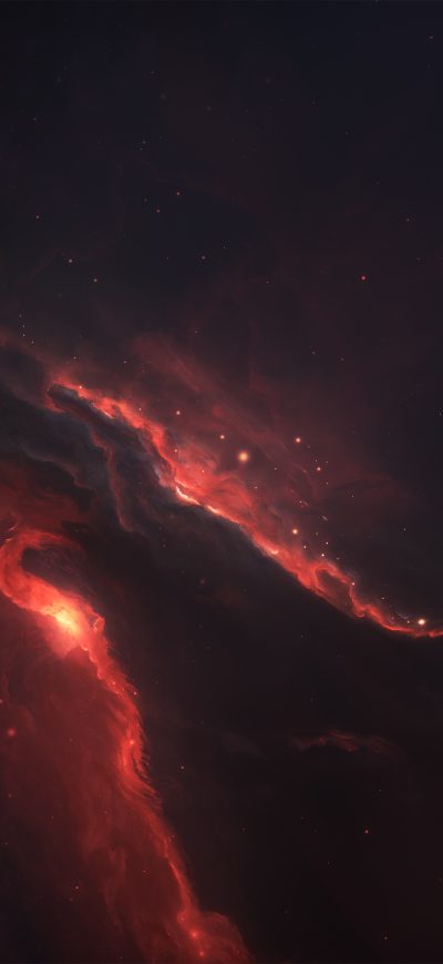Fond d'écran iPhone Nebula Space Scenery 4k