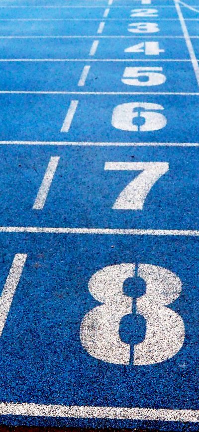 Fond d'écran iPhone Running Track Numbers