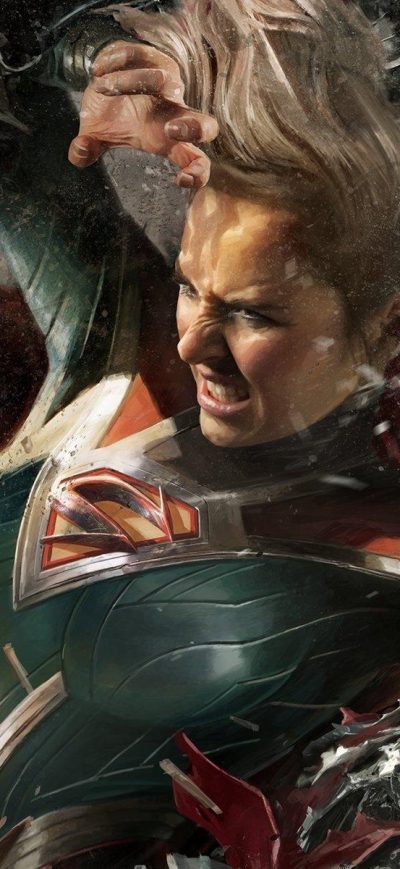 Fond d'écran iPhone Injustice 2 Supergirl HD