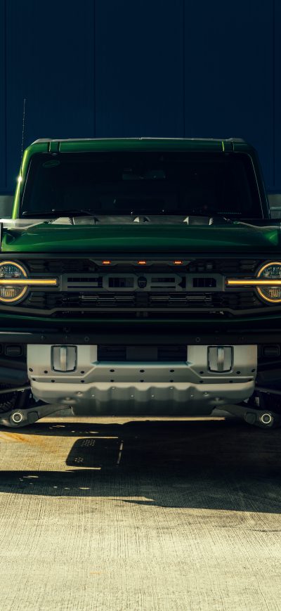 Fond d'écran iPhone Raptor Vossen Green Bronco 8k