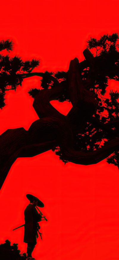 Fond d'écran iPhone Ghost Of Tsushima Ps5 4k