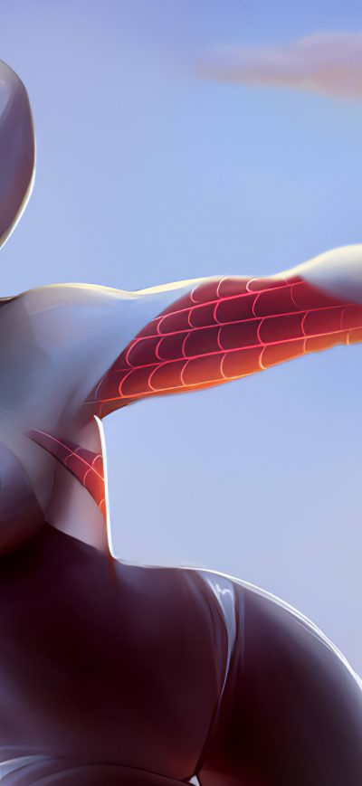 Fond d'écran iPhone Spider Gwen Digital Art 4k