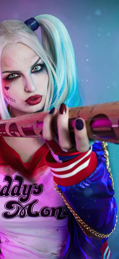 Fond d'écran iPhone Harley Quinn Newcosplay