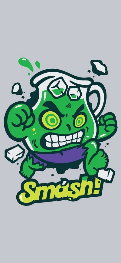 Fond d'écran iPhone Hulk Kool Aid 4k