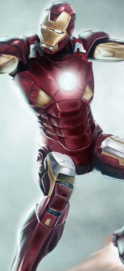Fond d'écran iPhone Iron Man Concept Art 5k
