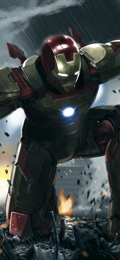 Fond d'écran iPhone Iron Man 3 Art 4k