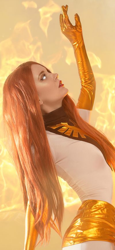 Fond d'écran iPhone Cosplay Of Jean Grey