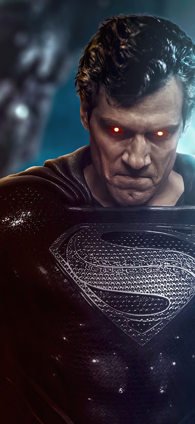 Fond d'écran iPhone Justice League Superman Black Suit 4k