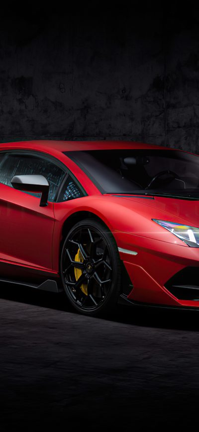 Fond d'écran iPhone Red Lamborghini Aventador New