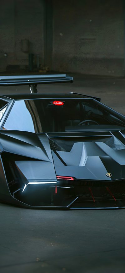 Fond d'écran iPhone Lamborghini Countach Concept Art 4k