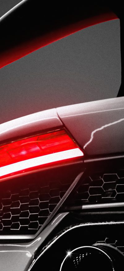 Fond d'écran iPhone Lamborghini Tail Light Glowing 5k