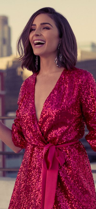 Fond d'écran iPhone Olivia Culpo Express Photoshoot
