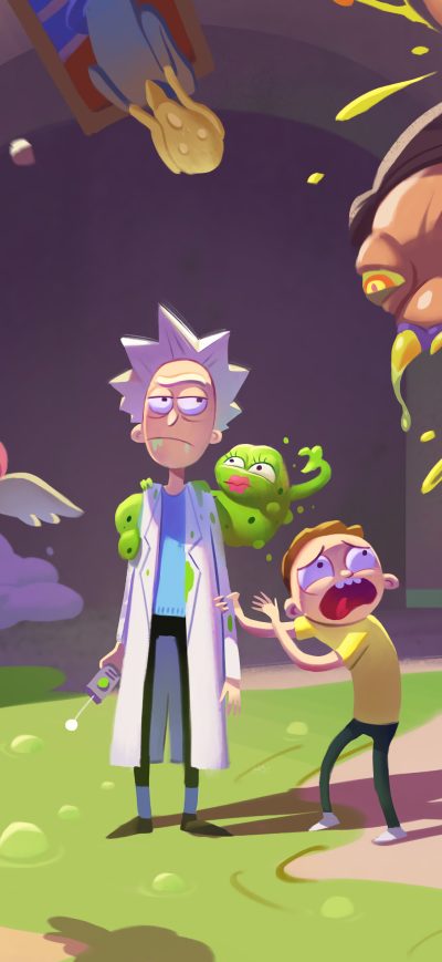 Fond d'écran iPhone Rick And Morty Season 4