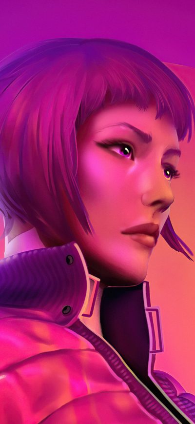 Fond d'écran iPhone Short Hair Scifi Girl 4k