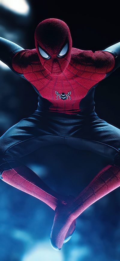 Fond d'écran iPhone Miles Morales Suit Spiderman Ps5 5k