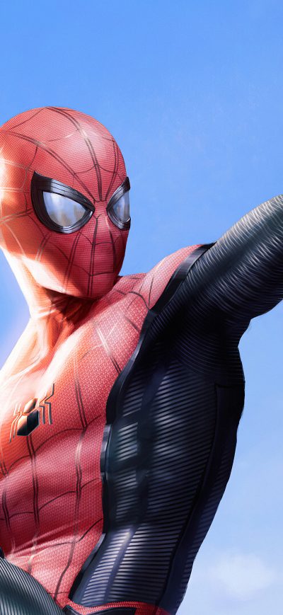 Fond d'écran iPhone Spiderman4k Flying