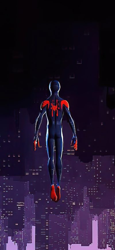 Fond d'écran iPhone Spider Man Jumping From Heights