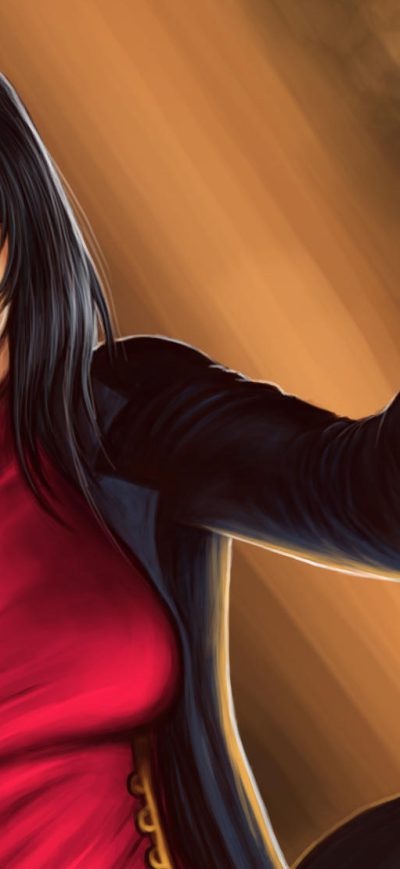 Fond d'écran Lady Shiva Art sur iPhone