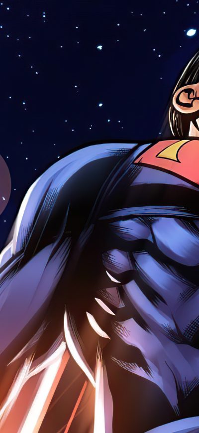 Fond d'écran iPhone Superman Comic Fanart 4k