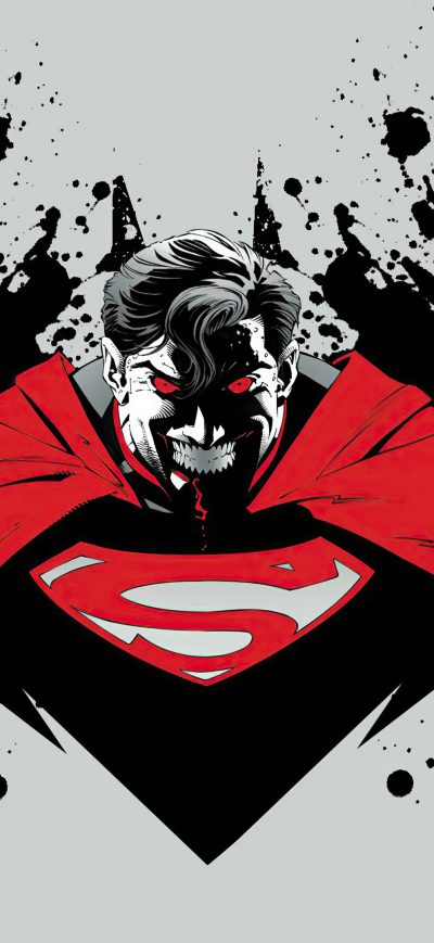 Fond d'écran iPhone Superman Red 4k