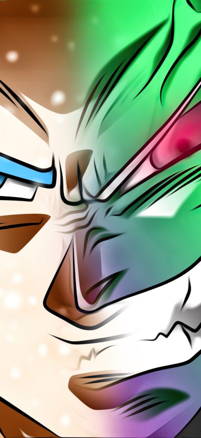 Fond d'écran iPhone Vegetto Vs Fusion Zamasu 4k