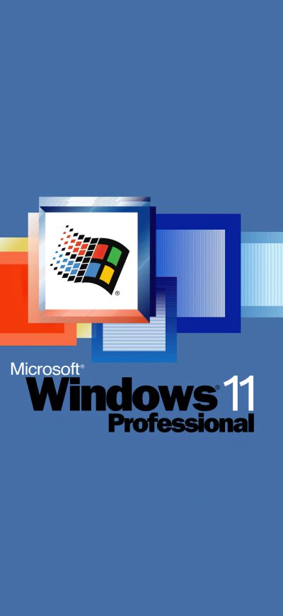 Fond d'écran iPhone Windows 11 Professional Minimal 5k