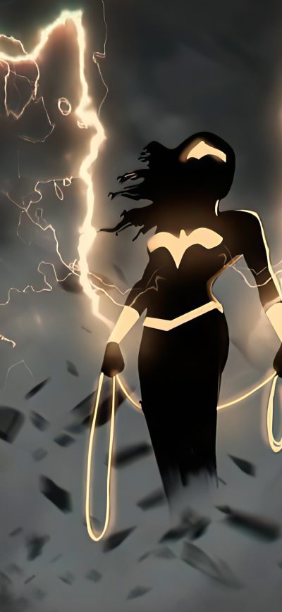 Fond d'écran iPhone Wonder Woman Minimalism 2020