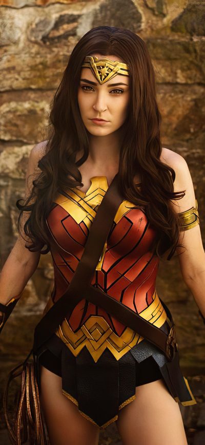 Fond d'écran iPhone Wonder Woman 4k Cosplay 2019