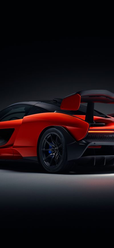 Fond d'écran iPhone McLaren Senna Rear Lights View 4k
