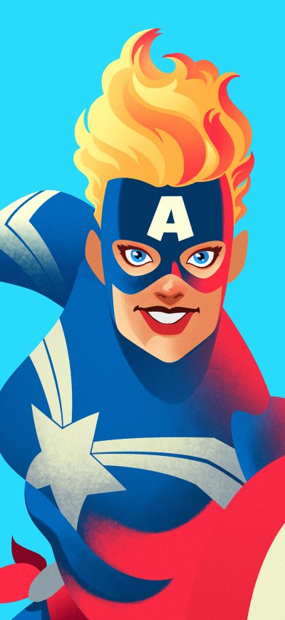 Fond d'écran iPhone Carol Danvers