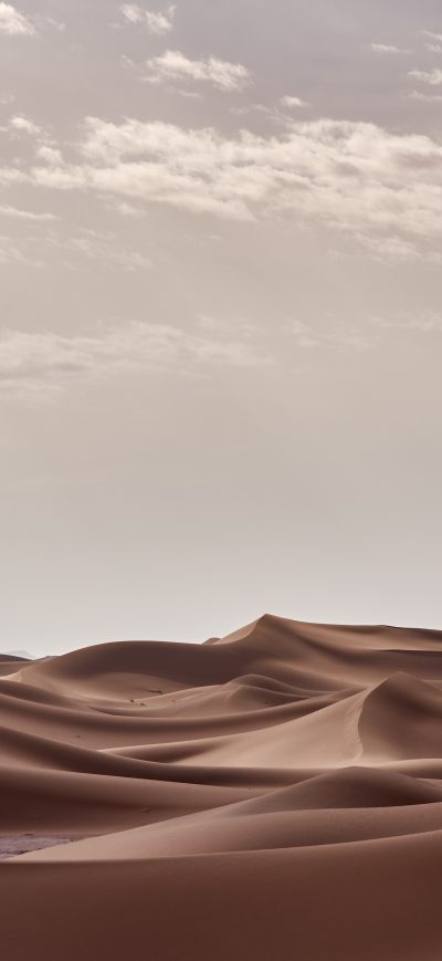 Fond d'écran iPhone Desert Landscape Morning 4k