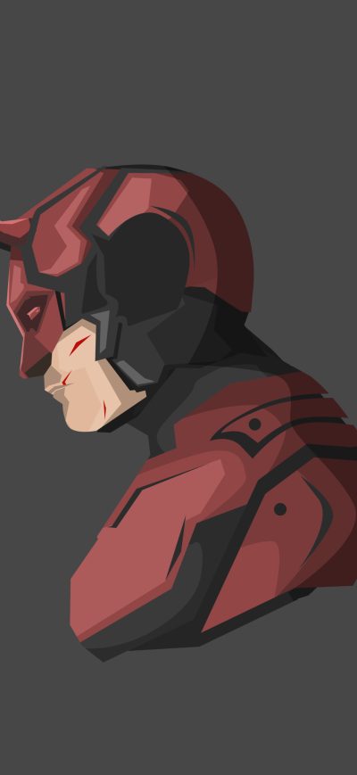 Fond d'écran iPhone Daredevil Minimalism 4k