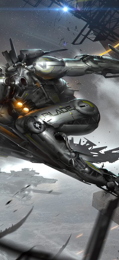 Fond d'écran iPhone The Blade Concept Robot Humandriod Art Character Design Spaceshi