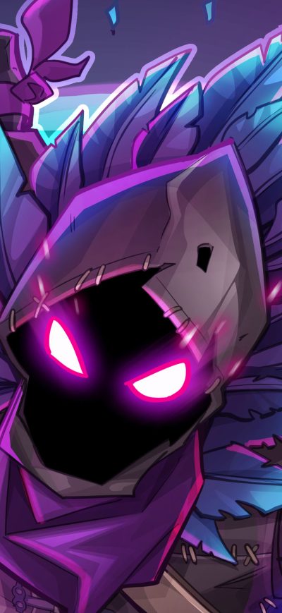 Fond d'écran iPhone Fortnite Raven Fan Art