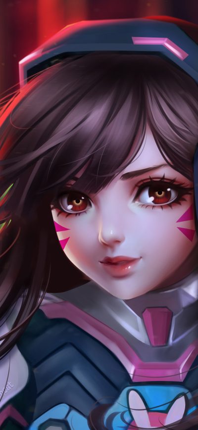 Fond d'écran iPhone Dva As Kid Overwatch Artwork
