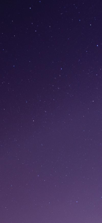 Fond d'écran iPhone Starry Purple Sky 4k