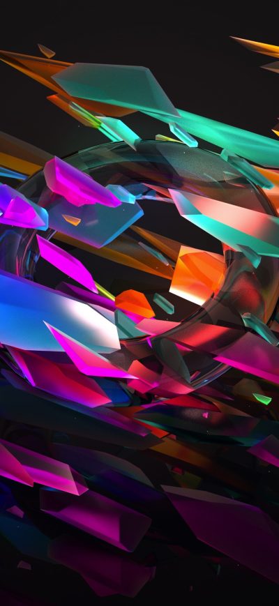 Fond d'écran iPhone Abstract Colorful Shape 4k