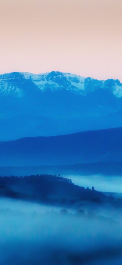Fond d'écran Pastel Landscape 5k sur iPhone