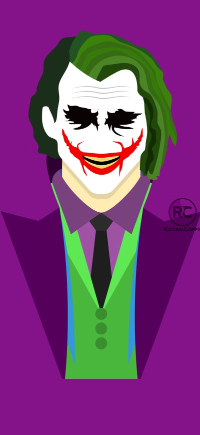 Fond d'écran iPhone Joker Heath Ledger Artwork