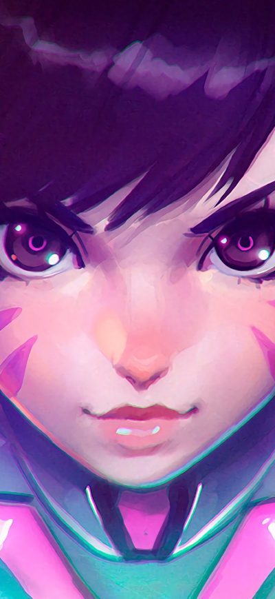 Fond d'écran iPhone Dva Overwatch Art 4k